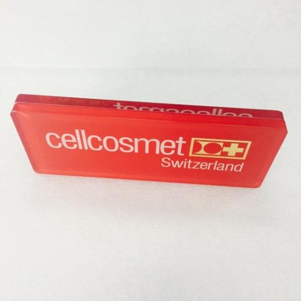 China Factory Custom High Transparent Acrylic Logo Block
