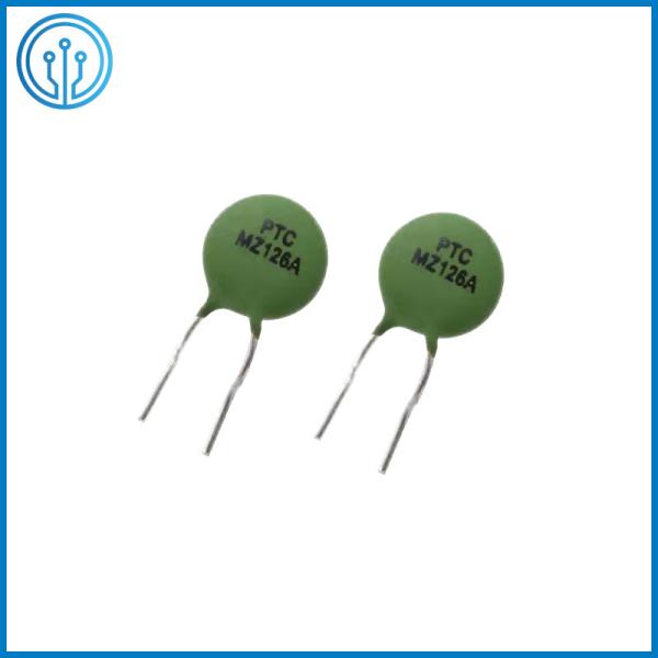 Silicone Coated MZ126A 25C PTC Thermistor 10MM Positive Temperature Coefficient