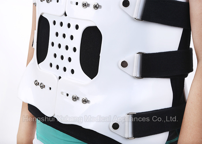 Flexible Plastic Plate Medical Orthosis , Lightweight Free Size Lumbar Spine Orthosis