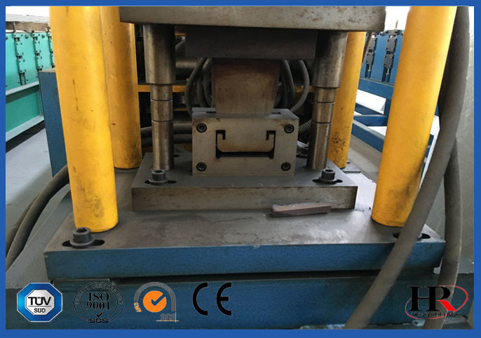 C Purlin Roll Automatic Forming Machine With Auto Cutting , 3mm Thickness