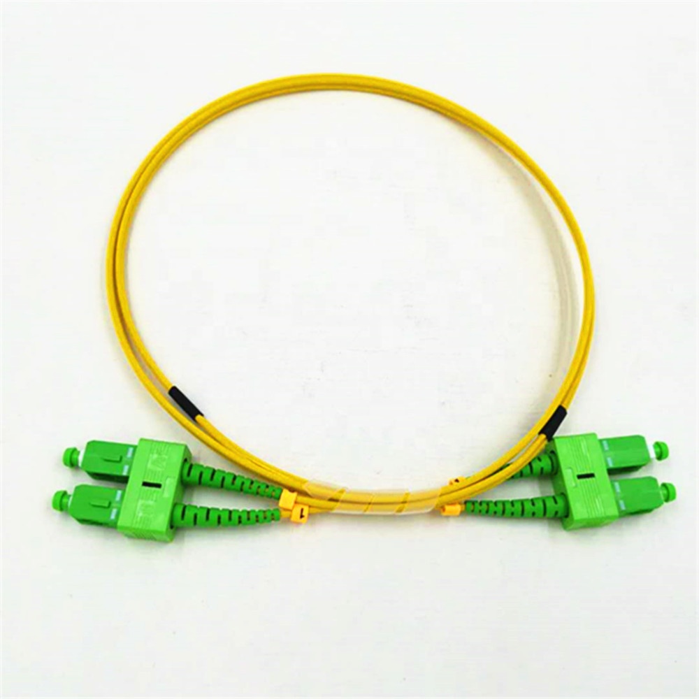 single mode sc sc apc lc lc sm duplex waterproof fiber optic patch cord