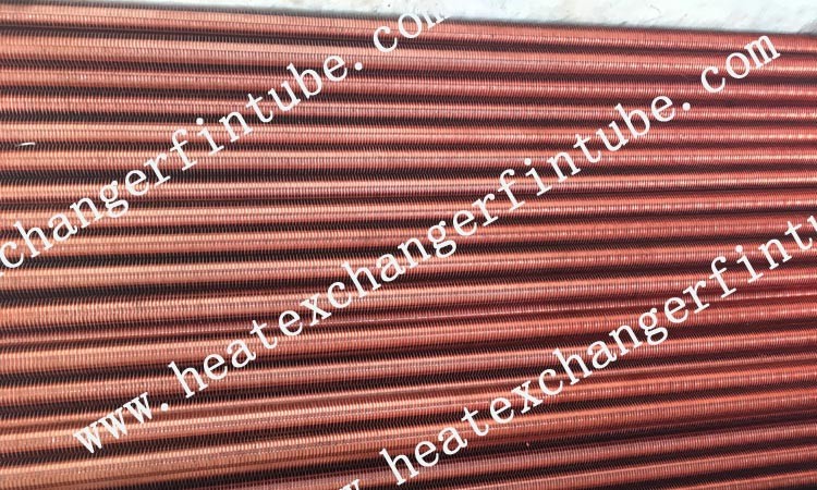 Aluminium Heat Exchange Finned Tube Energy Saving 16mm Height