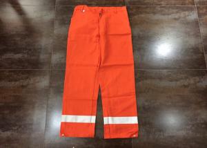 China Orange Flame Resistant High Visibility Clothing For Men Heat Insulated on sale