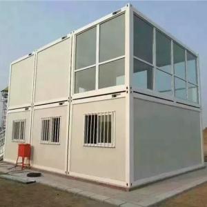 Extended Foldable Prefab Container Homes_40ft Folding Living Container Cabin