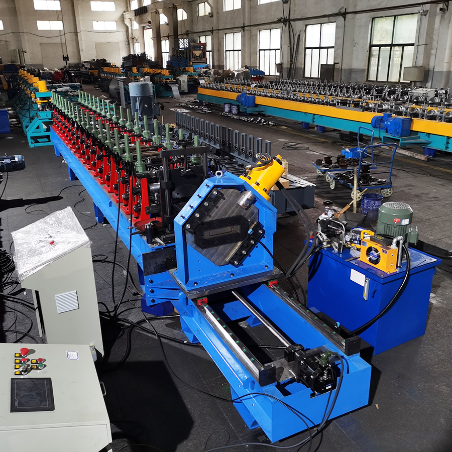 Stainless Steel Scaffold Forming Machine For Floor Decking Making
