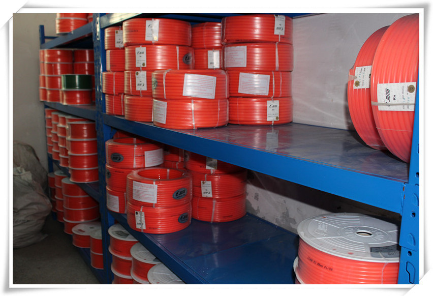 Orange PU Polyurethane Round Belt anti static with 3mm - 8mm Textile