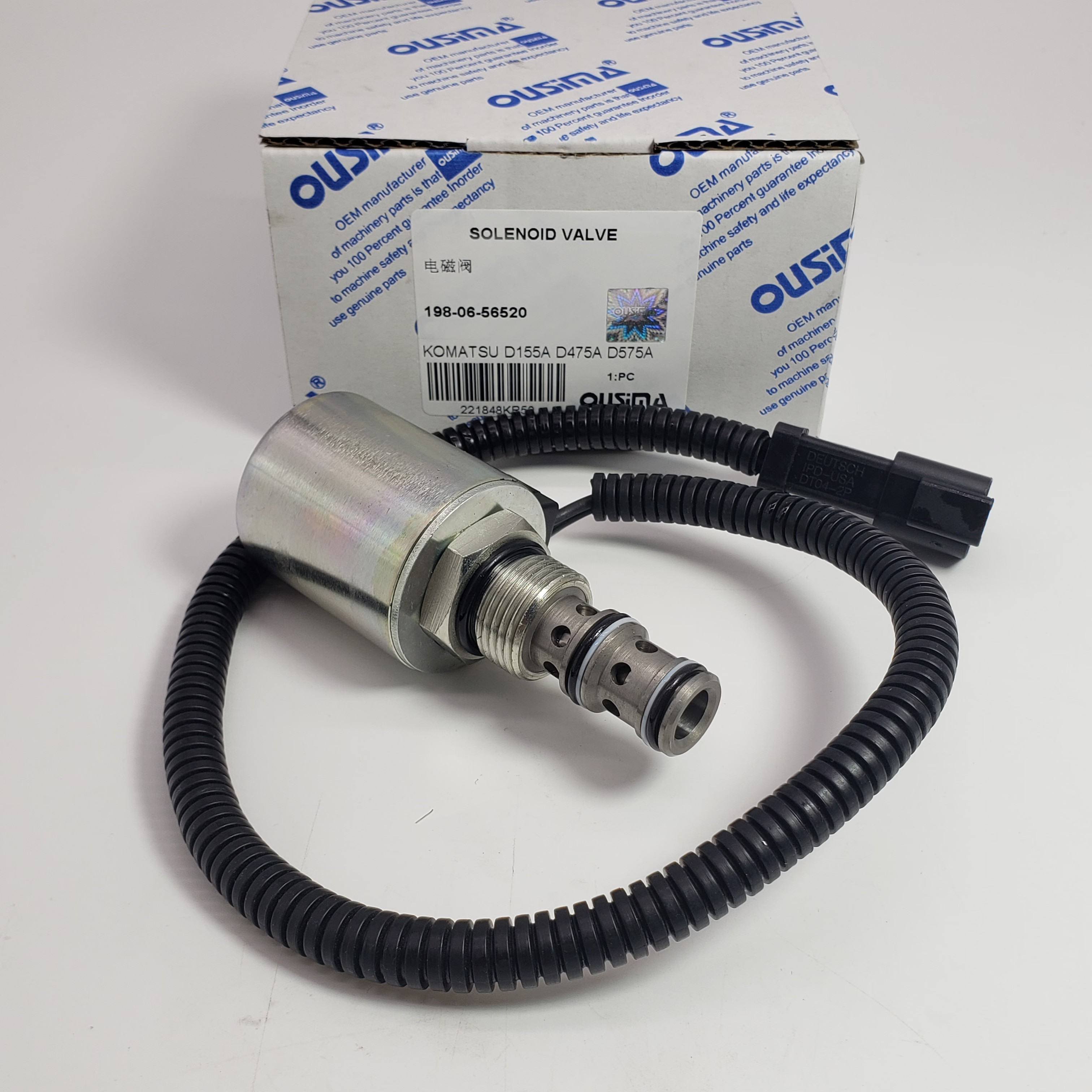 198-06-56520 Solenoid Valve For KOMATSU D155A D475A D757A