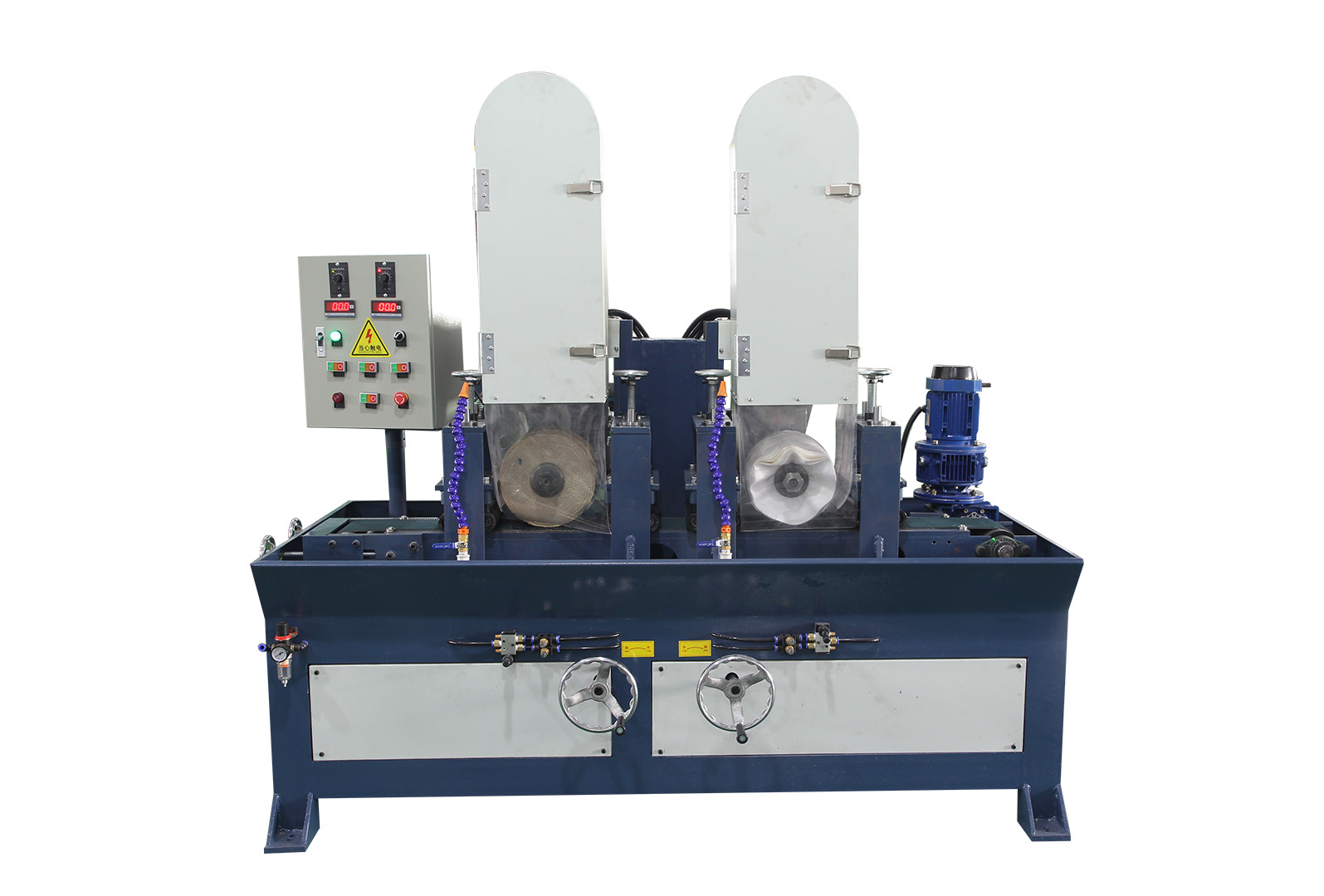 Abrasive Belt Water Grinding Sand Machine 2 Grinding Head Wet Flat Surface
