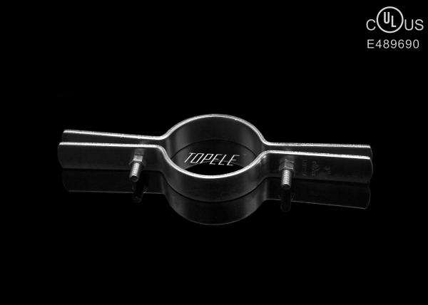 Zinc Plated Riser Pipe Clamp with Bolt, Pipe Holder UL Standard