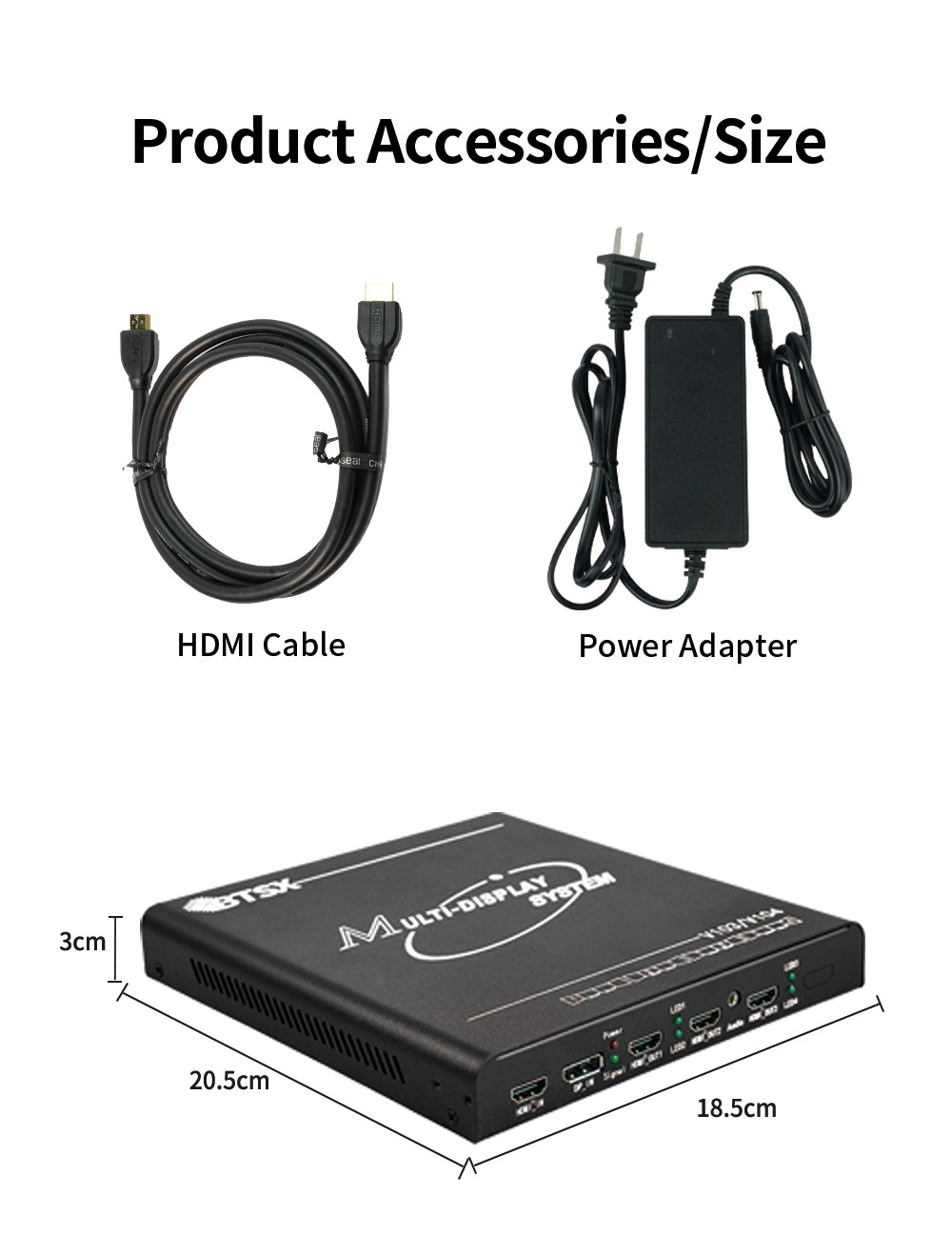 Bitvisus UHD 4K60 Point to Point Multi-display Controllers Video Wall Controller
