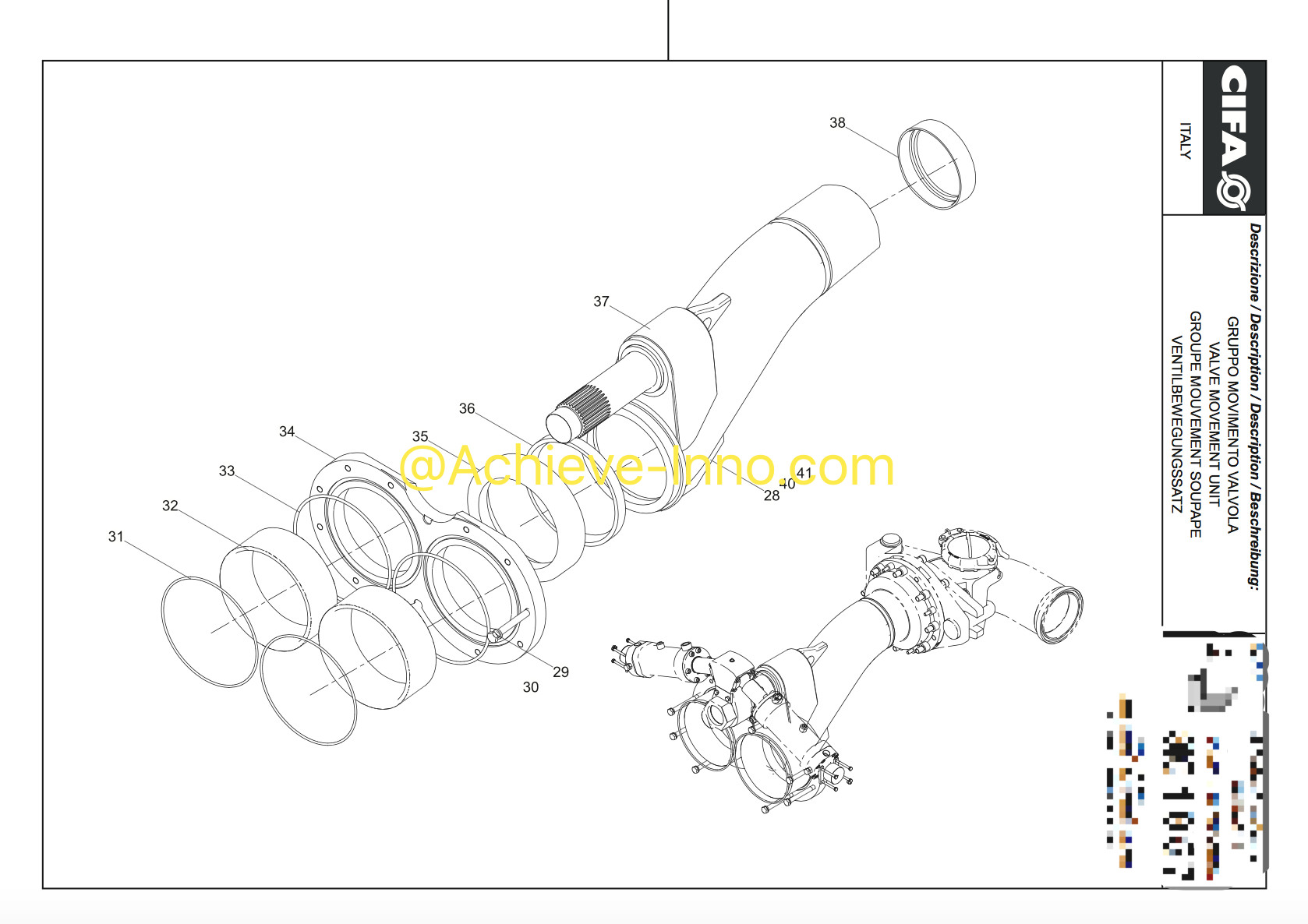 CIFA ZOOMLION Concrete Pump Parts Spectacle Wear Plate DN230 001690201A0000004