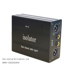 CR-01 Audio signal filtering isolator transformer for eliminate mixer/computer