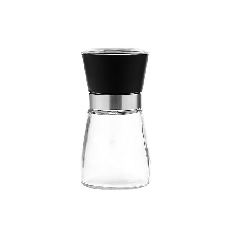 Hygienic Lead Free Rotatable Grinding Lid Glass Pepper Jar