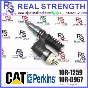 China Common Rail Excavator Fuel Injector 10R-1258 10R-1259 For CAT C10 C12 Engine Injector 10R-1258 10R-1259 on sale
