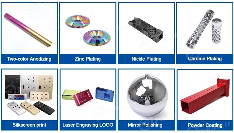 Custom Rapid Prototyping CNC Machining Aluminum Parts Hardness