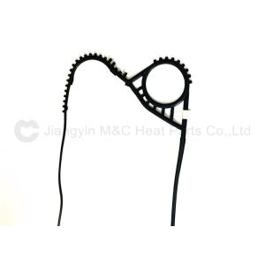 PLC Controller Basco Heat Exchanger Gasket Polished Surface Alarming Function