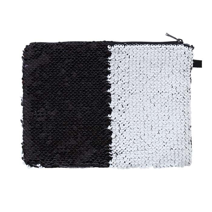 DIY Shiny personalised Sublimation Sequin Makeup Bag For Sublimation Photos Printing