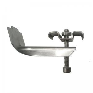 China Bolt M8 75mm Galvanized Steel Grating Fixing Clips on sale