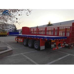 40 Tons 12pcs Tire Container Flatbed Trailer With BPW Axle