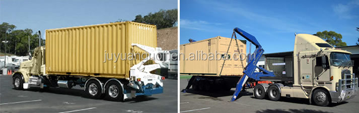 King Pin 2" 50mm JOST 3 Axle Container Side Lifter Semi Trailer for Container Handling