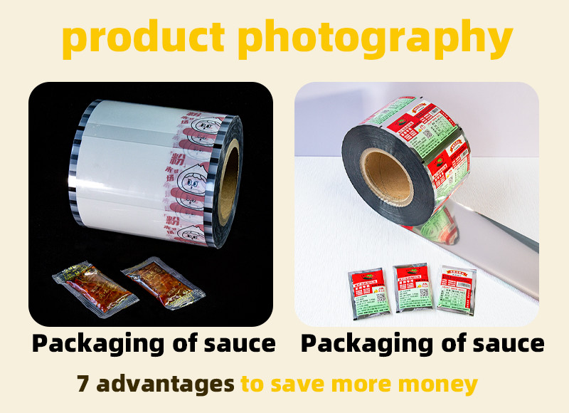 Barcodes Printed Packaging Film Roll Food Packaging For B2b Sales Contact