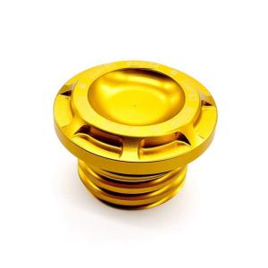 Auto Parts Custom CNC Milling Yellow Anodized Polish Micro Machining 2 Years
