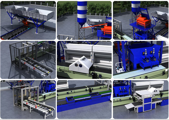 Interlocking Paver Block Mould For Road / Garden Plastic Paver Mould
