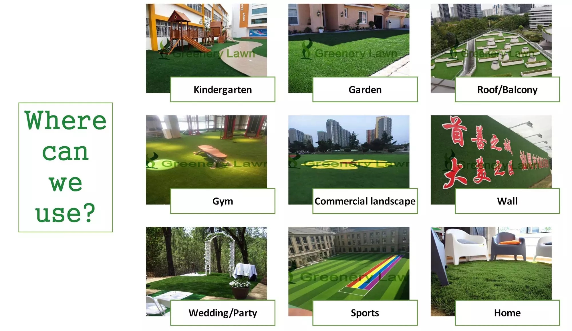 30mm PE Artificial Grass 2x5m 2x25m Landscaping Synthetic Turf
