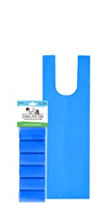 blue poop bags, poop bags, dog bags, dog poop bags