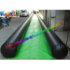 50m Single Lane Inflatable Water City Slides , Crazy Inflatable Splash Wet Slide