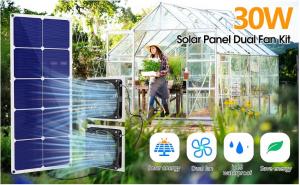  FTBM30 Solar Panel Fan Kit,30W,Solar Powered ,Potable Weatherproof IP65 Manufactures