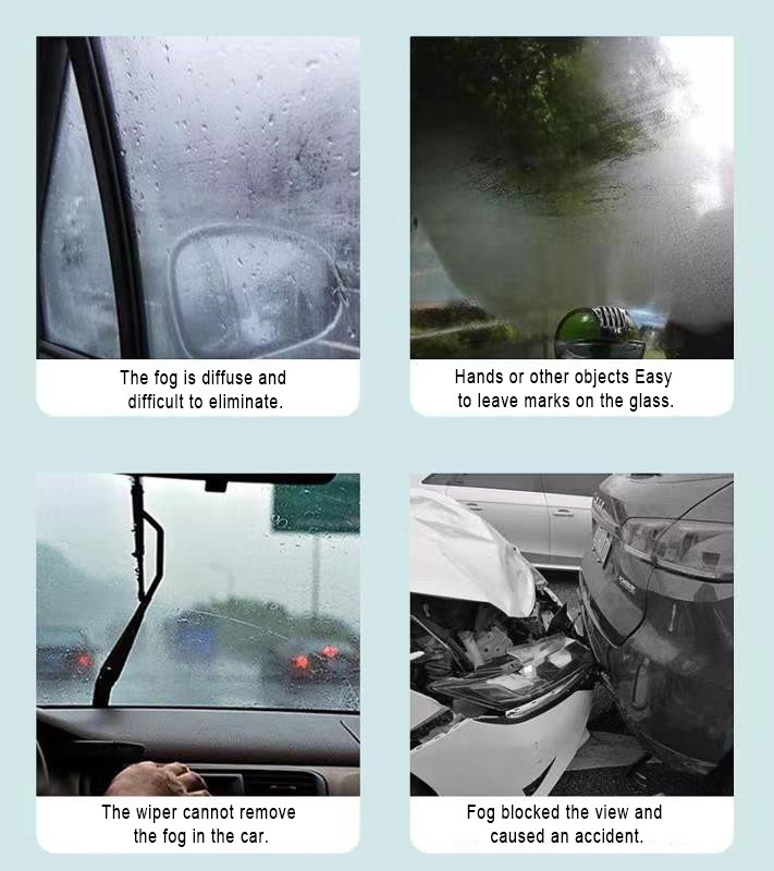 Antimist Car Dashboard Wipes Automotive Interior Wipes Glass Cleaner