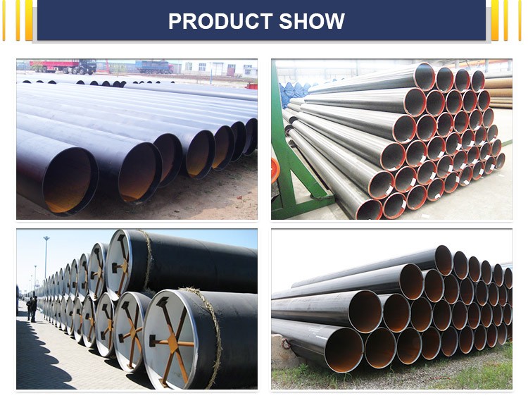 ASTM A214 SA214 Anti Corrosion Steel Pipe , PE Coating Steel Gas Line