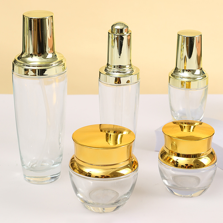 Screen Printing Mini Refillable Perfume Glass Bottle with Plug Metal Gold Silver Stock 10ml 5ml Pocket Small Travel Size