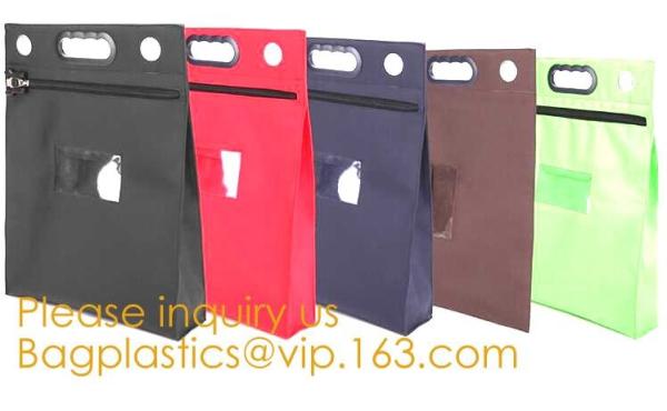 Locking Bank Bag Canvas with Hard Handles Black,Promotional Customized Nylon