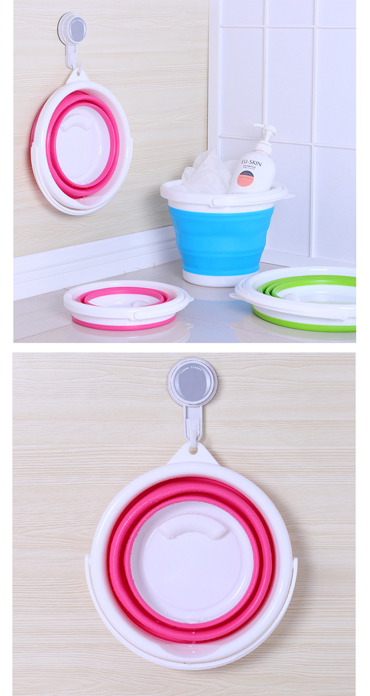 580g 10L Capacity Round Foldable Collapsible Bucket