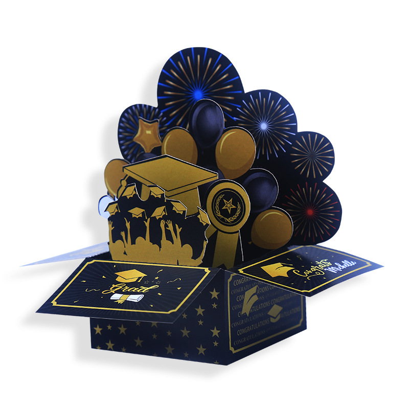 Customized Size Surprise Gift Packaging Box with 3D Cardboard Rigin and Coated Paper
