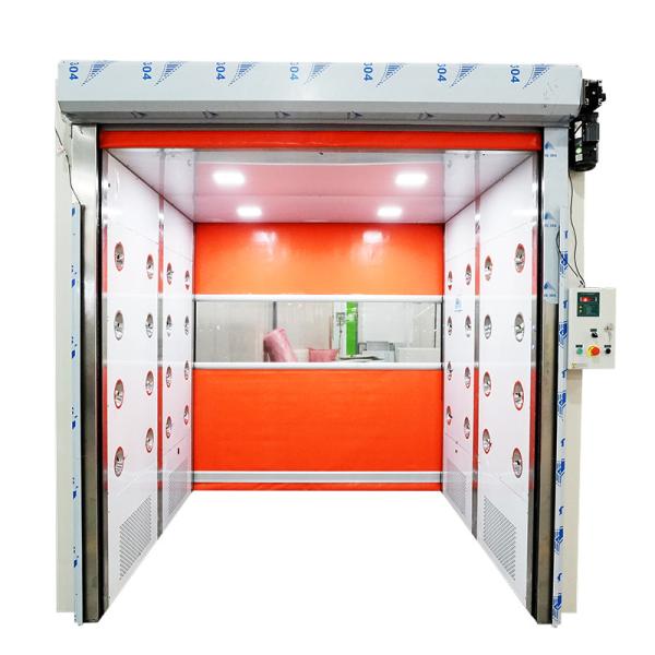 Automatic Induction Cleanroom Air Shower 27m/S Air Velocity SUS304 Stainless