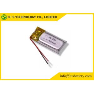 China LP301020 30mah Rechargeable Lithium Polymer Battery No Leakage No Fire on sale