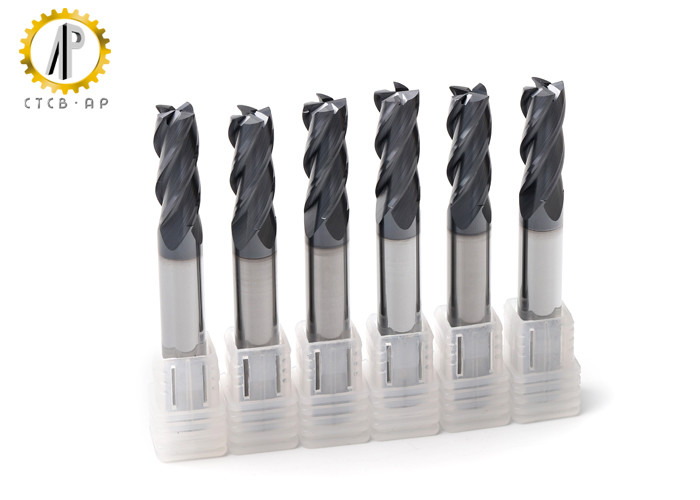 TiAlN Coating Tungsten Carbide CNC Milling Cutters HRC 58