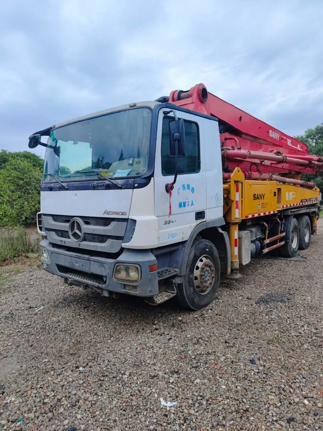 Construction Machine Concrete Pump Truck 37m Concrete Boom Pump Concrete Mixer Machine Machine Equipment