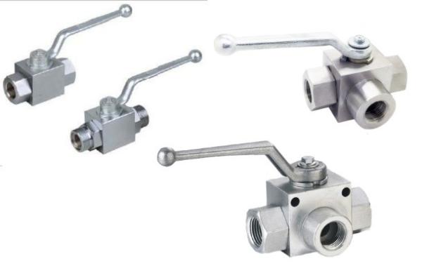 China High pressure hydraulic ball valves in carbon steel and stainless steel
