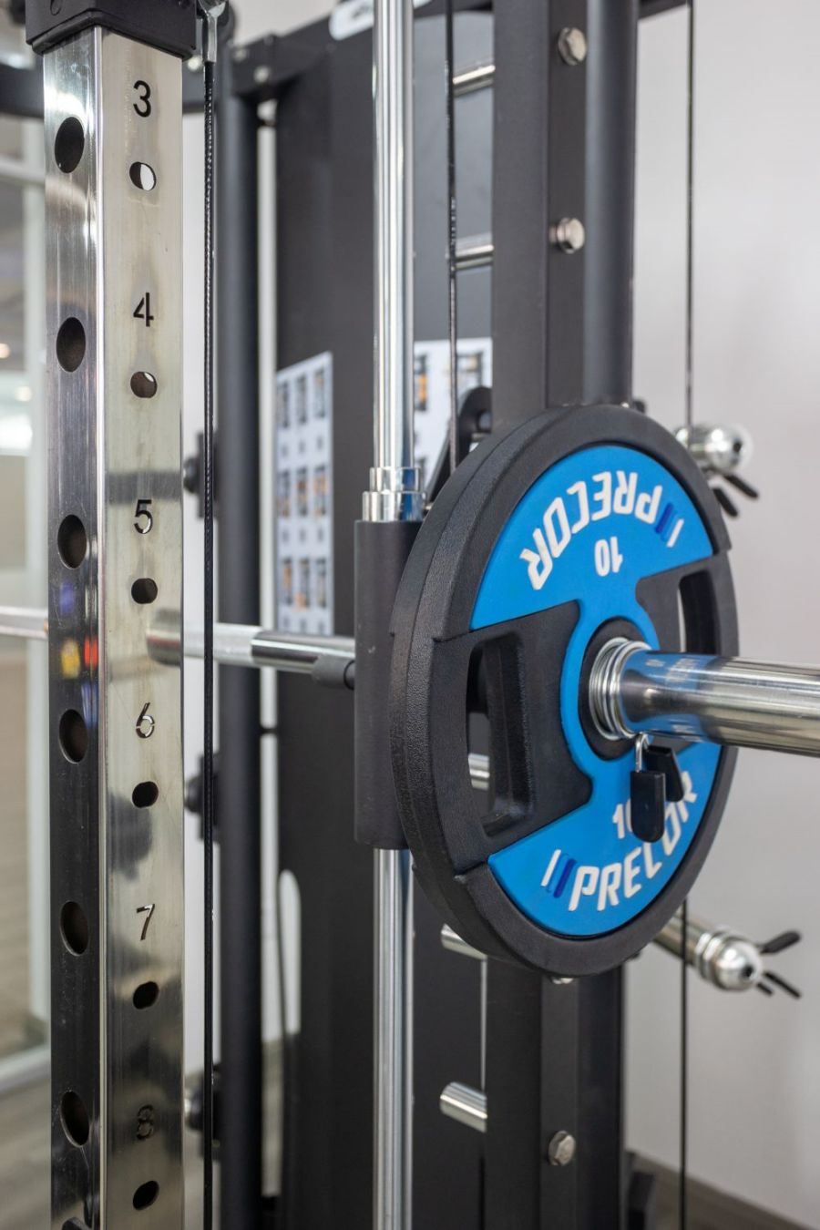 Power Squat Rack Home Gym Equipment Shoulder Chest Leg Press Smith Machine