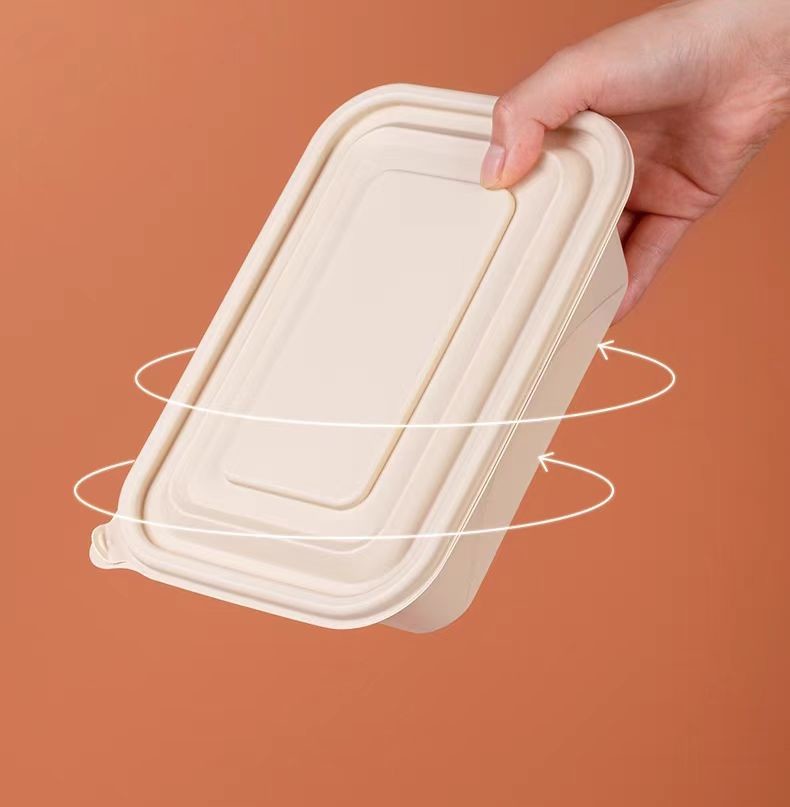 Biodegradable Eco Friendly Takeaway Boxes Waterproof And Oil Resistant