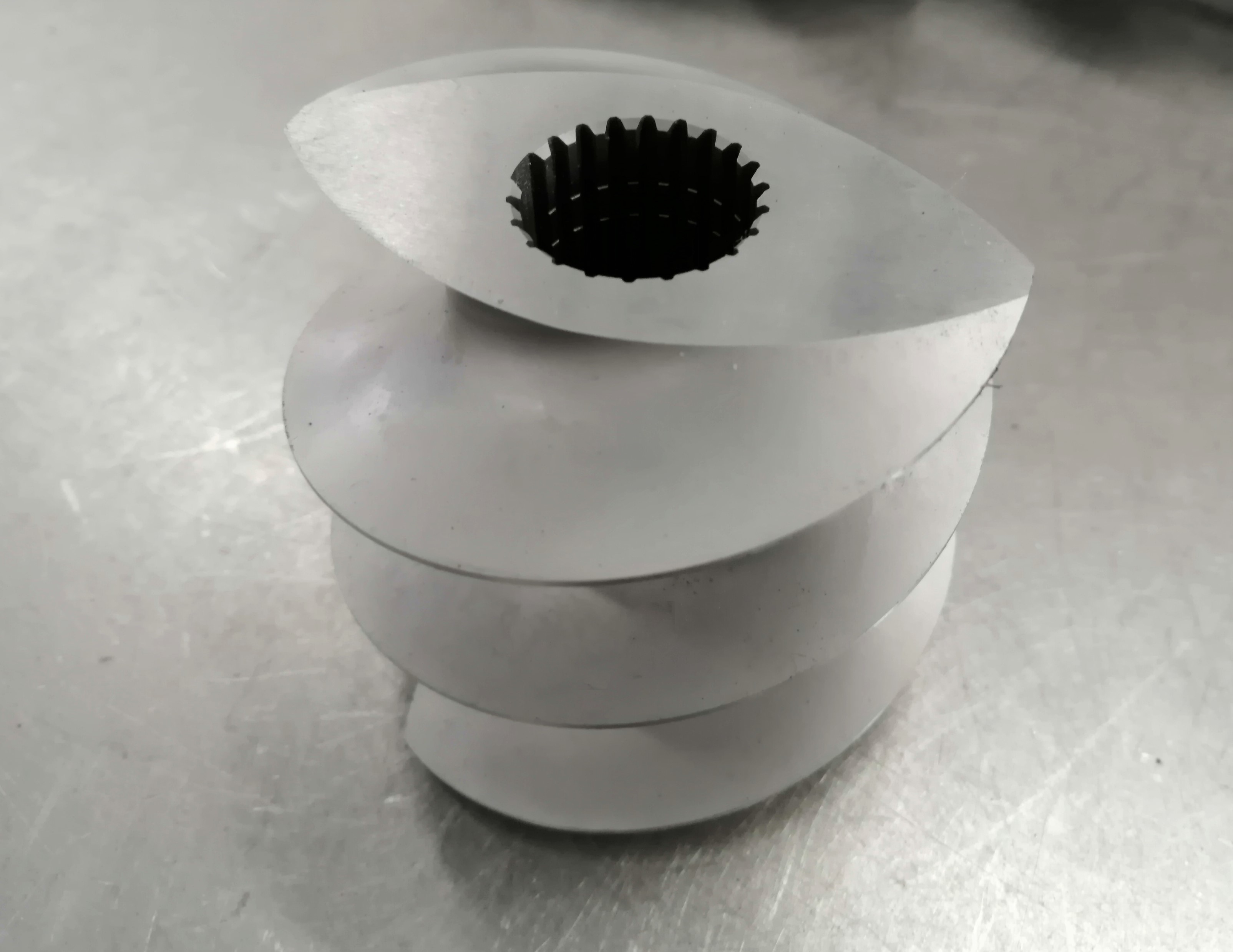 CWJ70 Double Flighted 60HRC Screw Extruder Screw Elements For Food Industry