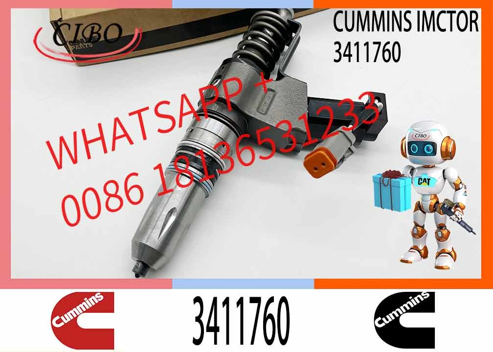 New Genuine Cummin s Fuel Injector 3411691/3411765/3411766/3411759/3087560/3087733/3083846/30950866 Cummin s N14 Engine