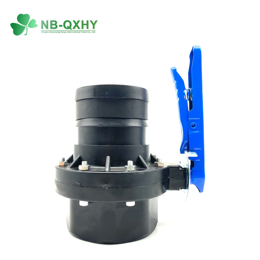 Anti-UV Agricultural Irrigation PE Butterfly Valve for Farm Irrigation Drip