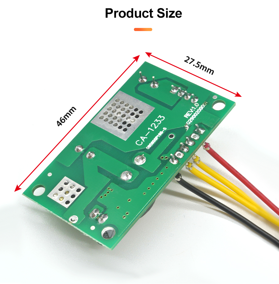 CA-1233 12V to 5V to 3.3V LCD Power Supply Board Voltage Conversion Module with Wire DC-DC Step-Down Module