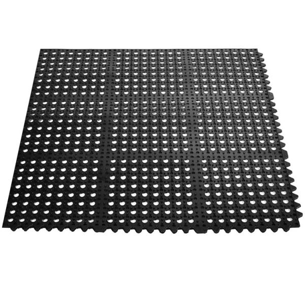 Anti-Fatigue Non-Slip Interlocking Rubber Floor Mat Heavy Duty Commercial