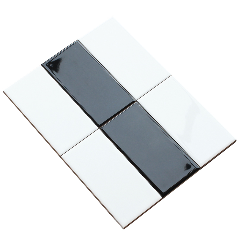 Luster VW715000P Elegant White Ceramic Glossy 3"x 6" Subway Tiles for Shower Backsplash